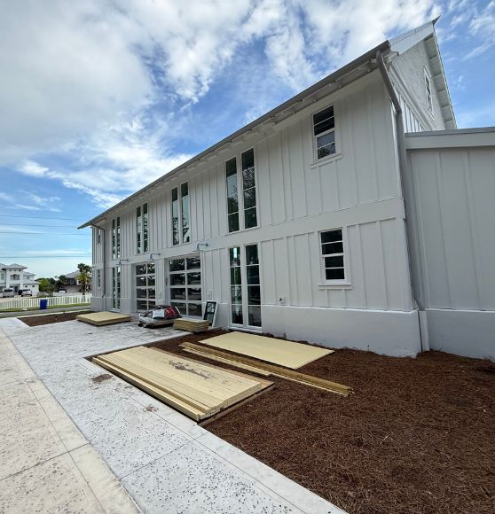 Private Residence gymnasium exterior view