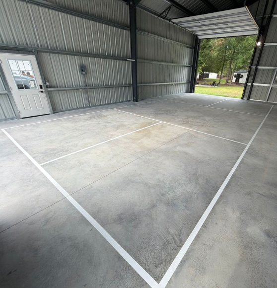 Indoor Project Pickleball Court Striping for Home Gym in Jacksonville, FL