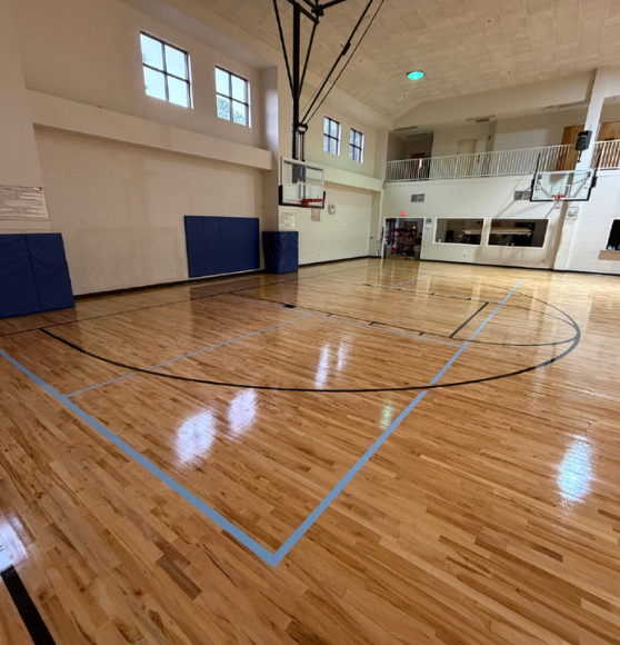 Basketball and Pickleball Court Striping for Hopewell Church in Jacksonville, FL