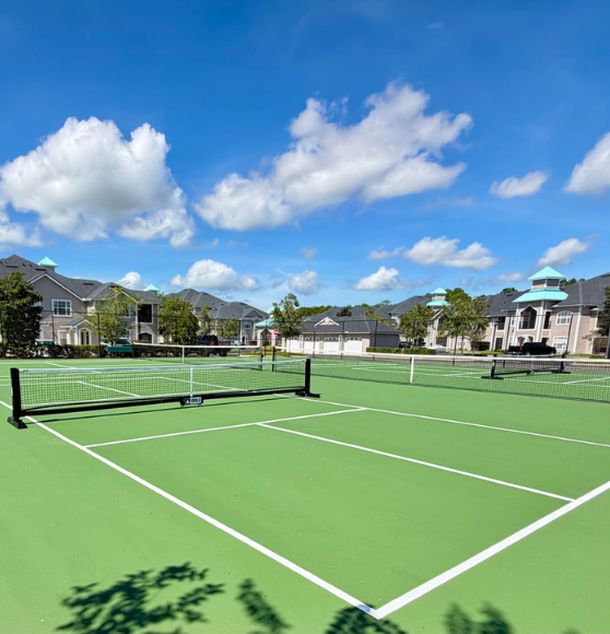 Pickleball Striping Project for Legends of World Golf Village in St. Augustine, FL