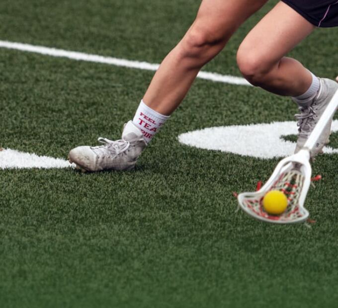 Lacrosse field markings