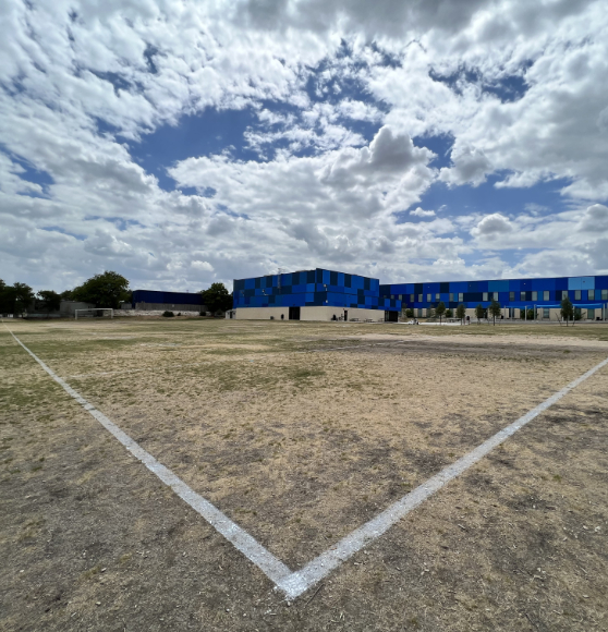 Football field marking Nyos Charter School