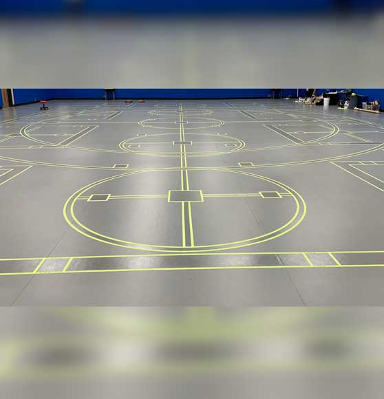Gym Floor Striping for Double Creek Elementary FIELD OPS™