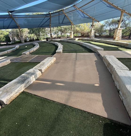 seating at Freedom Park amphitheater