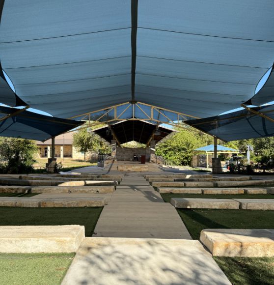 front view of Freedom Park amphitheater