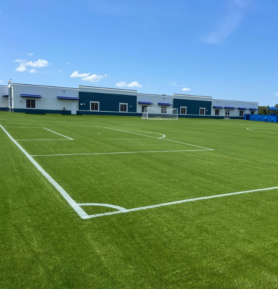 After Soccer Field Markings Project for Heritage Charter Academy in Cape Coral, FL