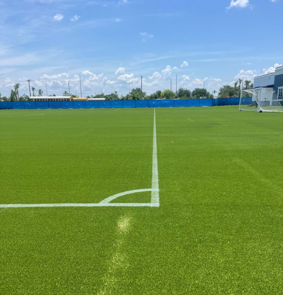 After Soccer Field Markings Work for Heritage Charter Academy in Cape Coral, FL