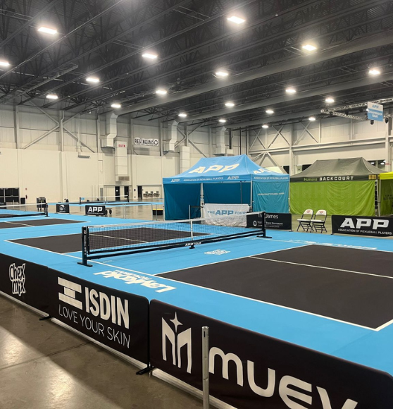Pickleball Court Striping Job for 2026 APP Detroit Open in Detroit, MI