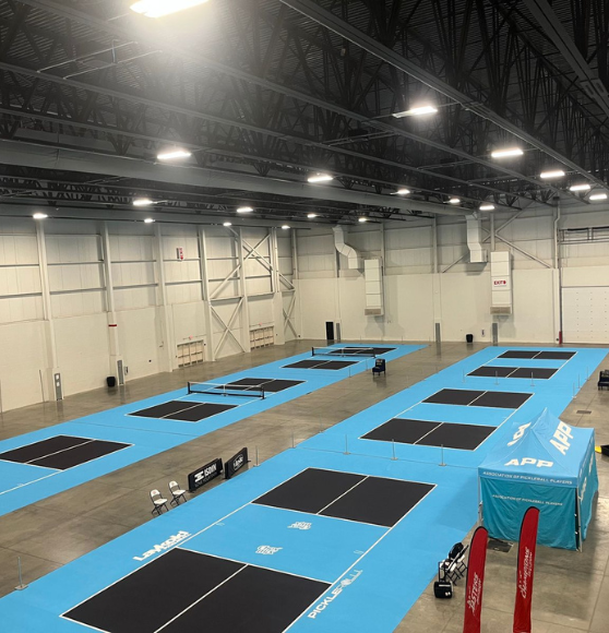 Pickleball Court Striping Work for 2026 APP Detroit Open in Detroit, MI
