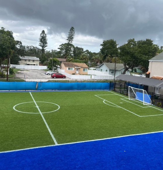 Youth Soccer Field Striping for Private School in St. Petersburg, FL
