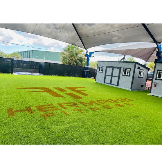 Event Logo Markings Work for Hermann Fitness in Lakewood Ranch, FL