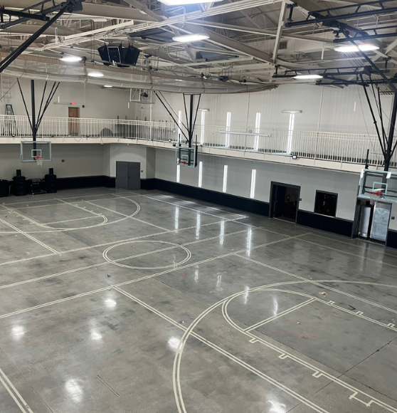 Basketball and Volleyball Court Striping Paint for Citygate Ministries in Fort Myers, FL