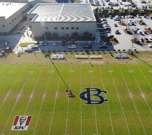 aerial view of bethlehem christian academy